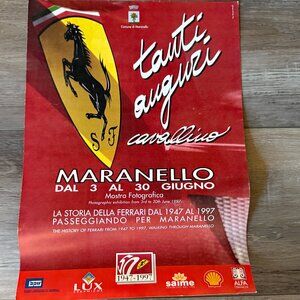 Ferrari Exhibit Ad - Original